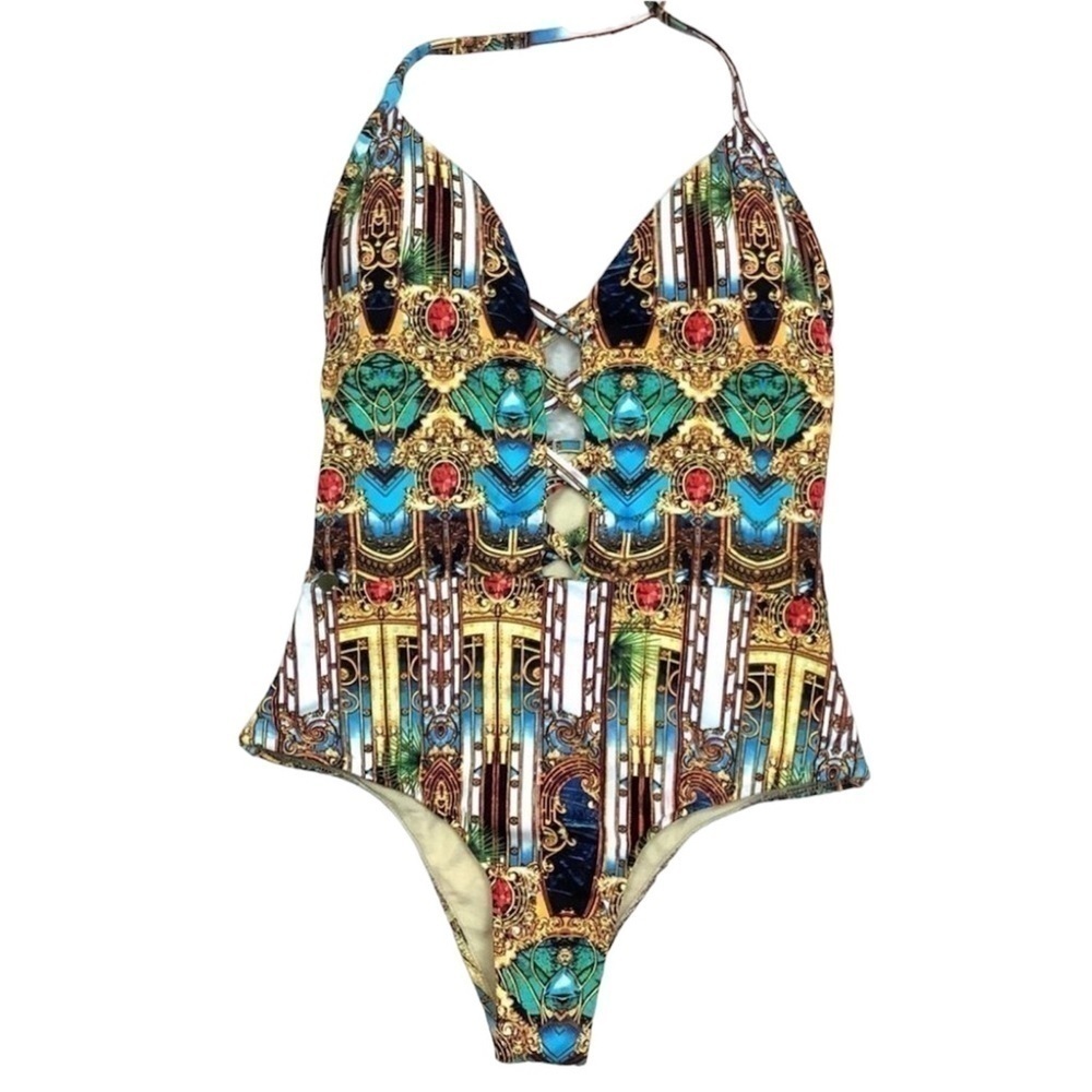 SOL PLENO BEACHWEAR ONE PIECE CHEEKY BATHINGSUIT from BRAZIL NWT
